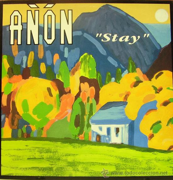 Disques de vinyle: ALBERTO AÑON-STAY + DANCING IN THE SEA MAXI SINGLE VINILO 1992 SPAIN