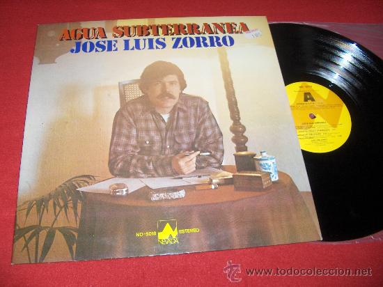 Discos de vinilo: JOSE LUIS ZORRO Agua Subterranea LP 1978 gatefold PROG FOLK RARO