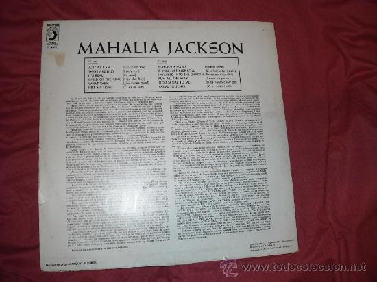 Discos de vinilo: MAHALIA JACKSON LP DISCOPHON SPA 1972 - Foto 2