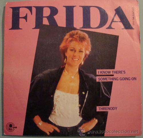 Discos de vinilo: FRIDA (ABBA) - I KNOW THERES SOMETHING GOING ON - SINGLE 1982 - Foto 1