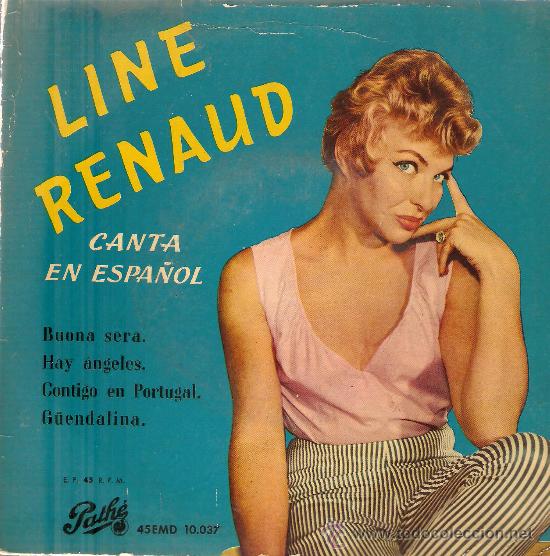 Discos de vinilo: EP LINE RENAUD CANTA EN ESPA&Ntilde;OL - Foto 1