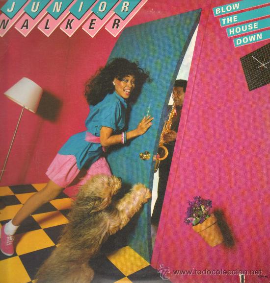 Discos de vinilo: Junior Walker - Blow the House Down - Lp 1983 - Foto 1