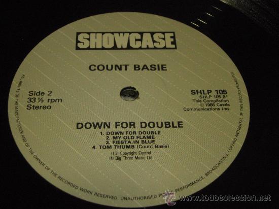 Discos de vinilo: Count Basie &ndash; Down For Double, UK 1985 Showcase - Foto 4