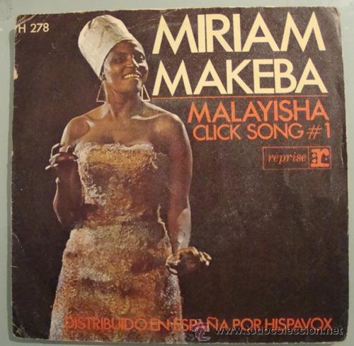 Discos de vinilo: MIRIAM MAKEBA - MALAYISHA - SINGLE 1968 - Foto 1