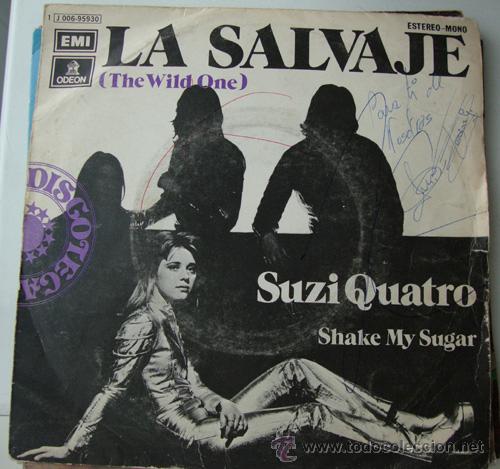 Discos de vinilo: SUZI QUATRO - LA SALVAJE - SINGLE DE 1974 - Foto 1