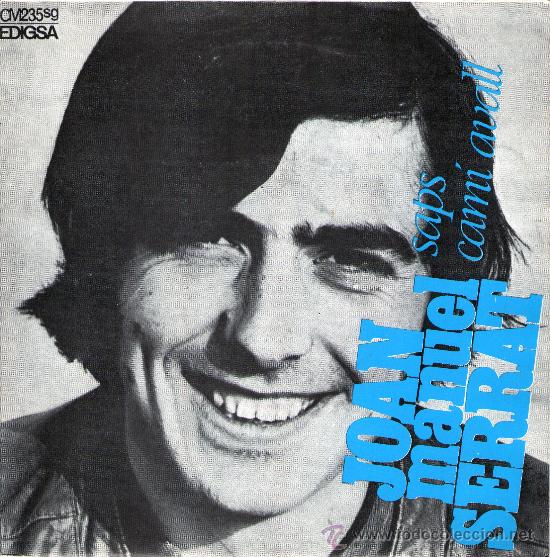 Discos de vinilo: SINGLE - JOAN MANUEL SERRAT - &rdquo;SAPS&rdquo;. - Foto 1