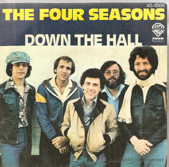 Discos de vinilo: Single THE FOUR SEASONS - DOWN THE HALL - Foto 1