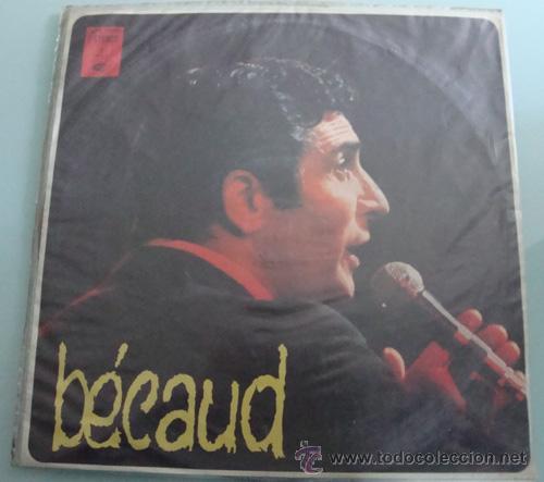 Discos de vinilo: GILBERT BECAUD - A LOLYMPIA 1967 LP ODEON URUGUAY - Foto 1