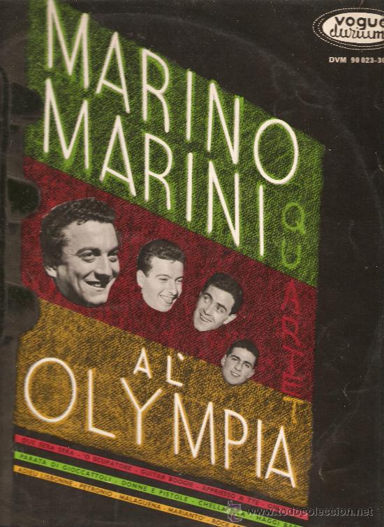 Discos de vinilo: LP MARINO MARINI A L&acute;OLYMPIA - Foto 1
