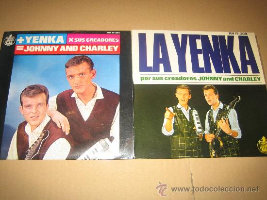 Discos de vinilo: LOTE DE DOS SINGLES JOHNNY AND CHARLEY - Foto 1