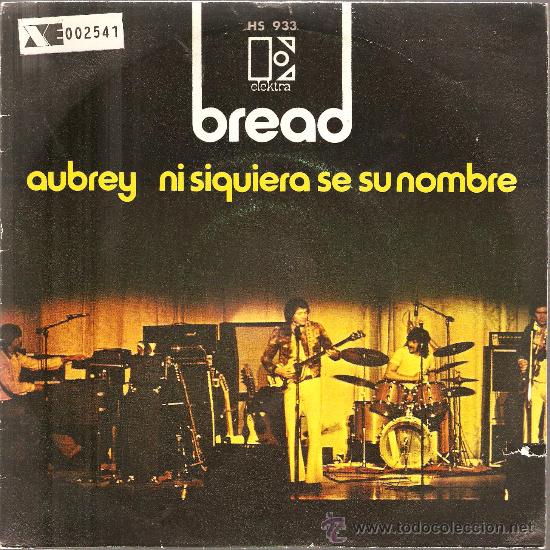 Discos de vinilo: SINGLE BREAD : AUBREY - Foto 1