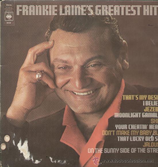 Vinyl-Schallplatten: Frankie Laine - Greatest Hits - LP. sello CBS 1974