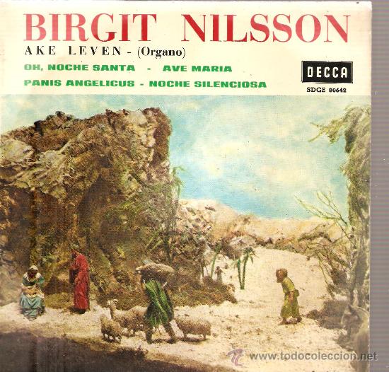 Discos de vinilo: EP BIRGIT NILSSON  & AKE LEVEN, ORGANO - Foto 1