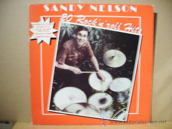 Discos de vinilo: SANDY NELSON--- 20 ROCK AND ROLL HITS - Foto 1
