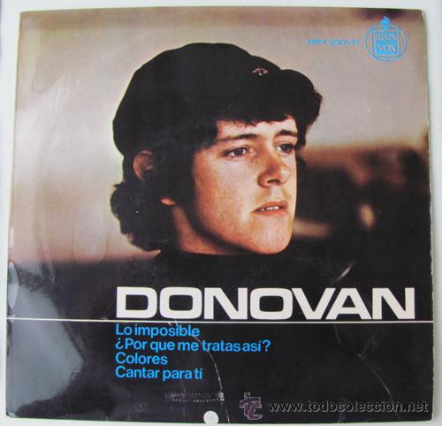 Discos de vinilo: DONOVAN - CATCH THE WIND - EP ESPA&Ntilde;OL HISPAVOX 1965 - Foto 1