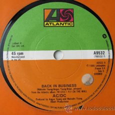 Discos de vinilo: AC/DC - DANGER - SINGLE UK - SIN EL POSTER. Lote 24131216