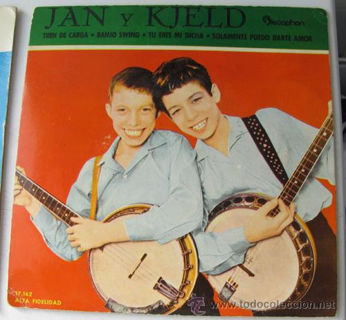 Discos de vinilo: JAN Y KJELD - TU ERES MI DICHA + 3 - EP DISCOPHON 1961 - Foto 1
