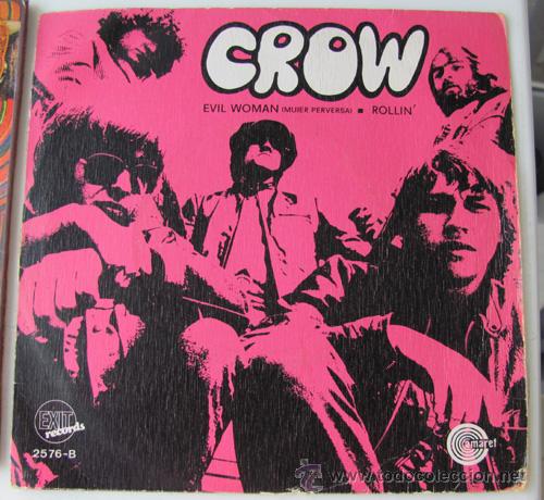 Discos de vinilo: CROW - EVIL WOMAN / ROLLIN - SINGLE 1970 - Foto 1
