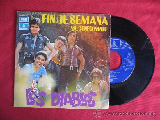 Discos de vinilo: LOS DIABLOS - 45rpm - Foto 1