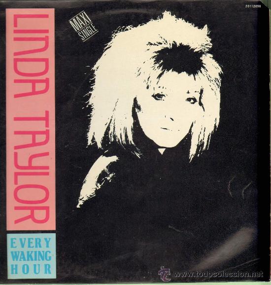 Discos de vinilo: Linda Taylor - Every Waking Hour (2 versiones) - MaxiSingle 1987 - Foto 1