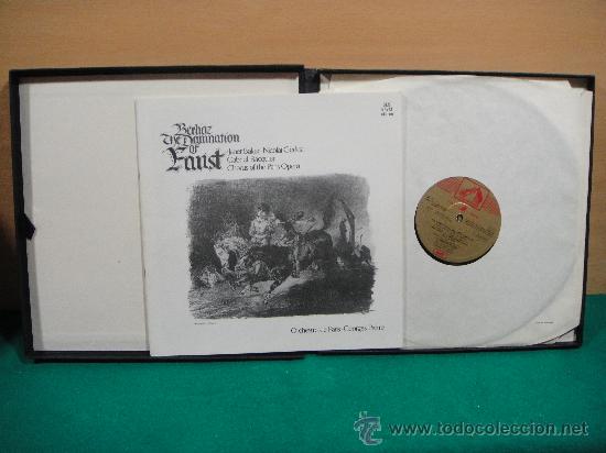 Discos de vinilo: BERLIOF LA CONDENACION DE FAUSTO CAJA DE 2LP + LIBRETO - Foto 2