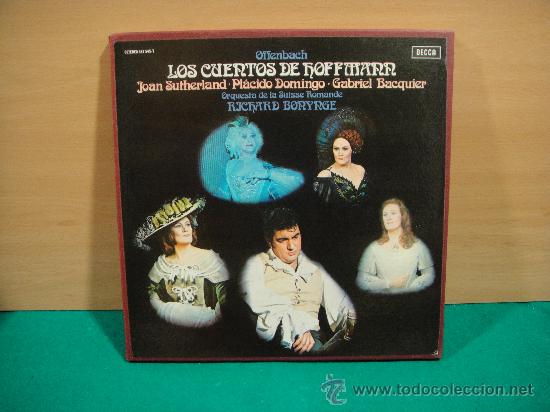 Discos de vinilo: OFFENBACH LOS CUENTOS DE HOFFMAN CAJA DE 3 LP + LIBRETO - Foto 1