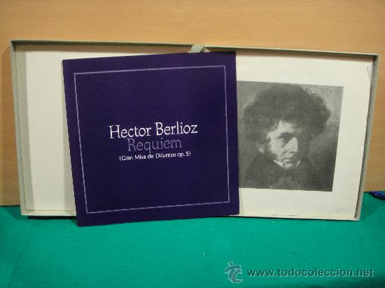 Discos de vinilo: BERLIOZ REQUIEM CAJA DE 2 LP + LIBRETO - Foto 2