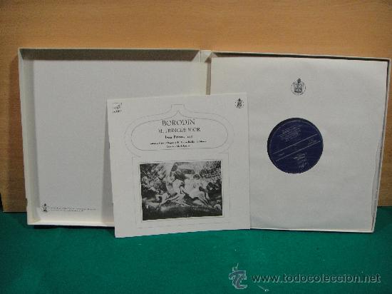 Discos de vinilo: BORODIN EL PRINCIPE IGOR CAJA DE 4 LP + LIBRETO - Foto 2