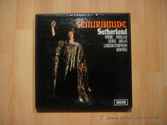 Discos de vinilo: ROSSINI SEMIRAMIDE CAJA DE 3 LP + LIBRETO - Foto 1