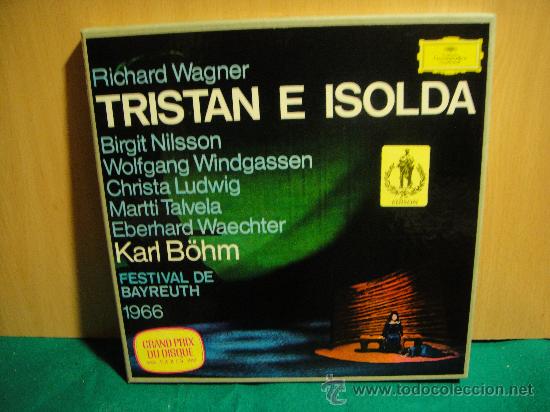 Discos de vinilo: WAGNER TRISTAN E ISOLDA CAJA DE 5 LP + LIBRETO - Foto 1