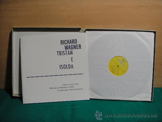 Discos de vinilo: WAGNER TRISTAN E ISOLDA CAJA DE 5 LP + LIBRETO - Foto 2