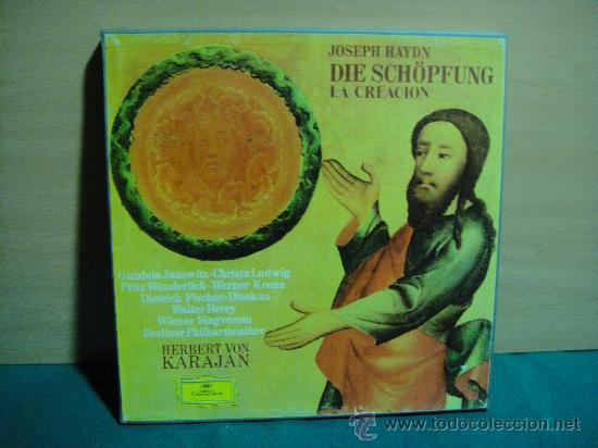 Discos de vinilo: HAYDN LA CREACION CAJA DE 2 LP + LIBRETO - Foto 1