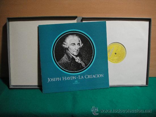 Discos de vinilo: HAYDN LA CREACION CAJA DE 2 LP + LIBRETO - Foto 2