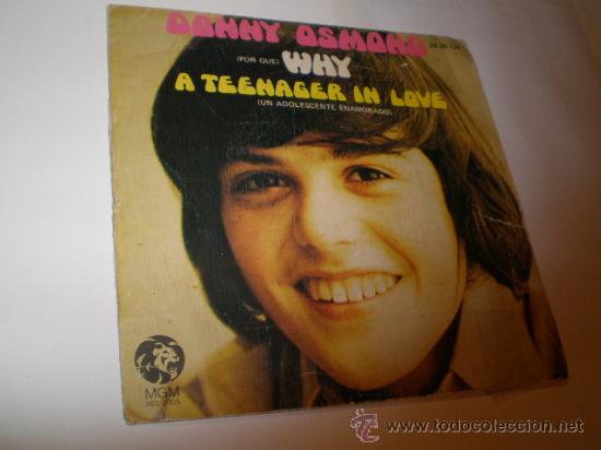 Discos de vinilo: SINGLE - DONNY OSMOND - Foto 1