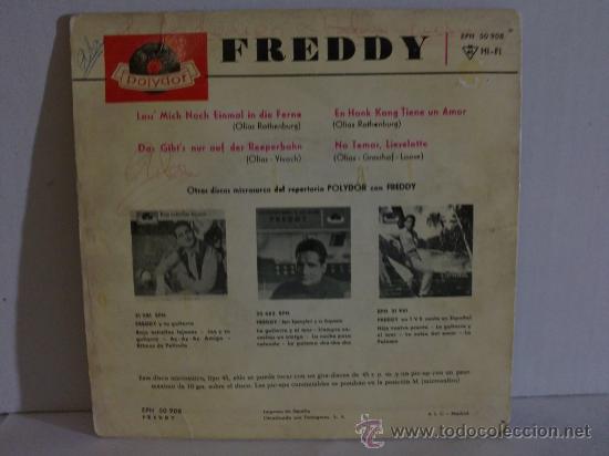 Discos de vinilo: FREDDY, RARO EP DE VINILO. ORIGINAL ESPA&Ntilde;A - Foto 2