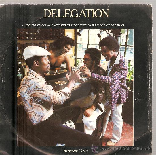 Discos de vinilo: Single DELEGATION - HEARTACHE NO.9 - Foto 1