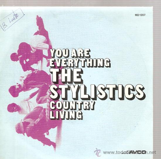 Discos de vinilo: Single  THE STYLISTICS - YOU ARE EVERYTHING - Foto 1