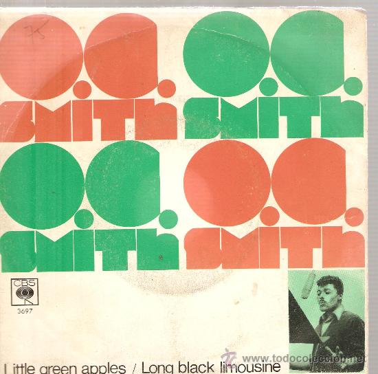 Discos de vinilo: Single  O.C.SMITH - LITTLE GREEN APPLES - Foto 1
