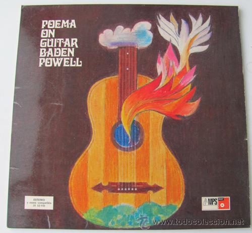 Disques de vinyle: BADEN POWELL - POEMA ON GUITAR - LP MPS BASF 1973 - PORTADA GATEFOLD -