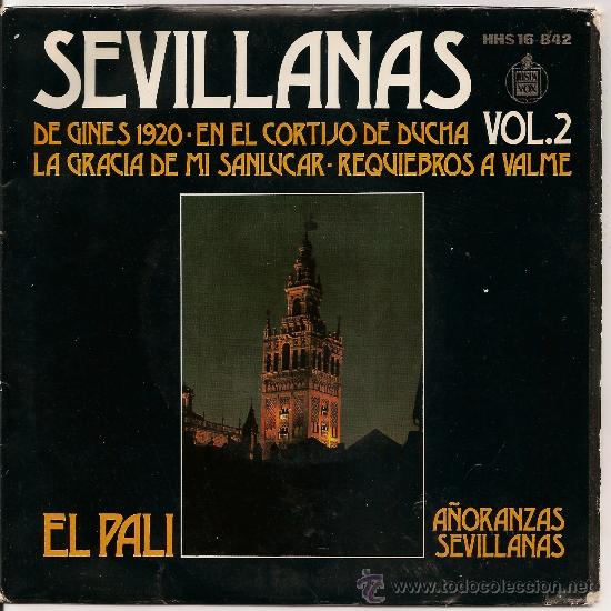 Discos de vinilo: el Pali-EP Sevillanas-Vol.2 - Foto 1