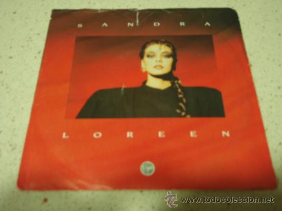 Discos de vinilo: SANDRA ( LOREEN - DONT CRY ) 1986 SINGLE45 VIRGIN - Foto 1