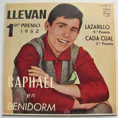 Discos de vinilo: RAPHAEL - LLEVAN - EP ORIGINAL DE 1963 - Foto 1