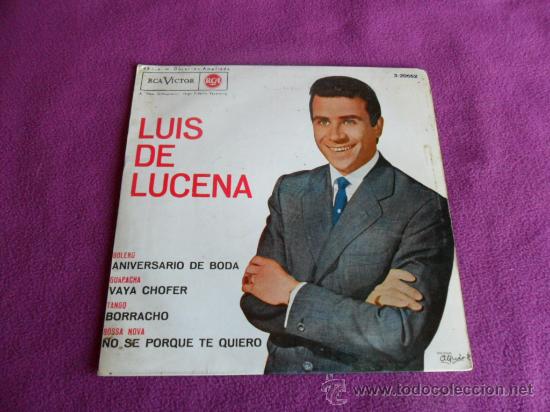Discos de vinilo: LUIS DE LUCENA - ANIVERSARIO DE BODA - - Foto 1
