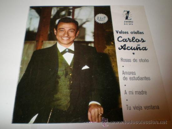 Discos de vinilo: SINGLE - CARLOS ACU&Ntilde;A - Foto 1