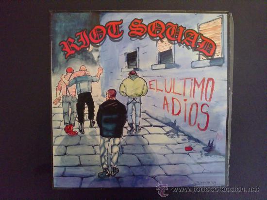 Discos de vinilo: RIOT SQUAD - EL ULTIMO ADI&Oacute;S - EP ESPA&Ntilde;A CON INSERTO - Foto 1