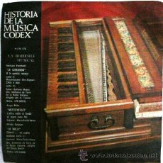 Discos de vinilo: LOTE DE 10 HISTORIA DE LA MUSICA CODEX LA GIOCONDA MEFISTOFELES LA WALLY LA BOHEMIA SINGLE AÑO 1966