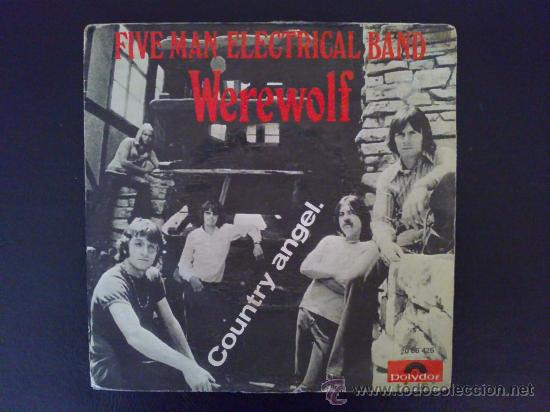 Discos de vinilo: FIVE MAN ELECTRICAL BAND - WEREWOLF - SINGLE ORIGINAL ESPA&Ntilde;OL - Foto 1