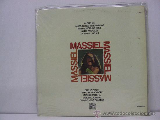Discos de vinilo: MASSIEL - DI QUE NO... - CAUDAL 1977 - Foto 1