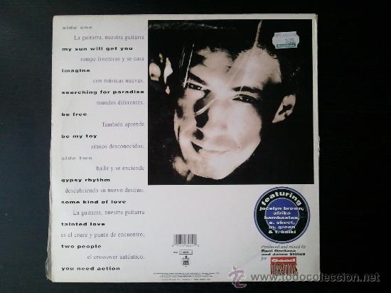 Discos de vinilo: RA&Uacute;L ORELLANA - CROSSOVER - LP VINILO - 1991 - Foto 2
