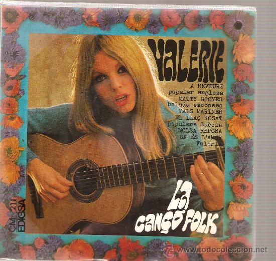 Discos de vinilo: EP VALERIE : LA CAN&Ccedil;O FOLK - Foto 1